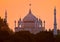 Mosque as Tajmahal Design Stone Made Architectural Building Background Photograph