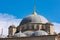 Mosque background photo. Eminonu Yeni Cami or New Mosque's domes