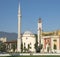 Mosque And Clock Tower In Tirana