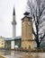 Mosque and Clock tower in Travnik. Bosnia and Herzegovina