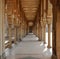 Mosque corridor in Morocco