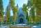 The mosque in garden, Isfahan, Iran