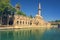 Mosque of Halil-ur-Rahman Reflection on Abraham`s Pool Fish Lake, Urfa, Turkey