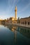 Mosque of Halil-ur-Rahman Reflection on Abraham`s Pool, Urfa, Tu