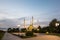 Mosque `Heart of Chechnya` at dawn