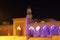 Mosque illuminated at night Oman