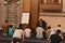 A mosque Imam preacher gives a lecture on the prophetic biography and the prophet practices and Sunnah