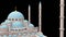 Mosque Islamic display 3d illustration 3D rendering