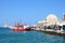 Mosque and lighthouse, Chania.