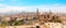 The Mosque-Madrassa of Sultan Hassan  in the panorama of Cairo, Egypt