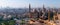 Mosque Madrassa of Sultan Hassan photo, panoramic view from fortress in Cairo