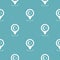 Mosque map pointer pattern seamless blue