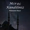 Mosque and milky way. Mirac Kandili concept image.