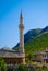 Mosque and minaret in the Balkans