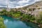 Mosque with Minaret at River Neretva in Mostar