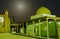 The mosque in moonlight