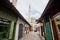 Mosque in the narrow streets