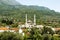 Mosque near the old town of Bar in Montenegro on a summer day