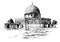 Mosque of Omar vintage illustration