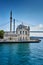Mosque Ortakoy and bridge on the shore of the Bosphorus Strait in the Besiktash area in Istanbul