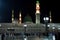 The Mosque Of The Prophet Muhammad In Medina. Al-Masjid Al-Nabawi. The Great Islamic Mosque in Saudi
