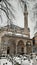 Mosque in Sarajevo during the wintwr, Istanbul building style