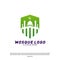 Mosque with Shield logo design concept.Religion Islamic logo template vector. Icon symbol