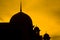 Mosque silhouette