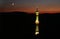 Mosque in Syrian nightscape