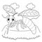 Mosquito Animal Coloring Page for Kids