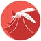 Mosquito flat icon vector illustration