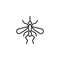 Mosquito line icon