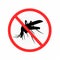 Mosquito repellent sign label