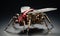 The mosquito robot, designed for precision and efficiency, targeted its next destination