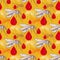 Mosquito seamless pattern