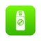 Mosquito spray icon green vector