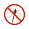 Mosquito Stop Sign Icon