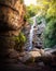 Mosquito Waterfall in Chapada Diamantina - Bahia, Brazil