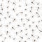 Mosquitoes Seamless Pattern