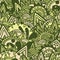 Moss green aztec seamless pattern. Vector