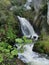 moss, water, brook, leaves, stones, nature, waterfall, landscape, mystery, tree, trunk, broken, bracken.