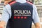 Mossos d`Esquadra police force of Catalonia sign