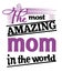 The most amazing mom in the world graphic