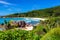 Most beautiful Anse Cocos beach at La digue, Seychelles