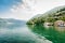 The most beautiful lake on the world Lago Como. Lombardy, Italy