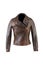 Most beautiful medium brown color leather jacket for girls photo