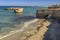 The most beautiful sandy beaches of Apulia. Salento coast: San Foca Beach ITALY.