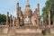 The most beautiful Viewpoint Historic temple of Sukhothai Historical Park, Thailand