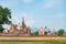 The most beautiful Viewpoint Historic temple of Sukhothai, Thailand