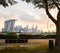 The most beautiful Viewpoint sunset in Singapore city.